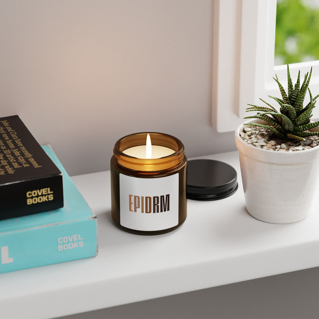 Amber Jar Soy Candle — EPIDRM Scented Candle (Multiple Sizes)