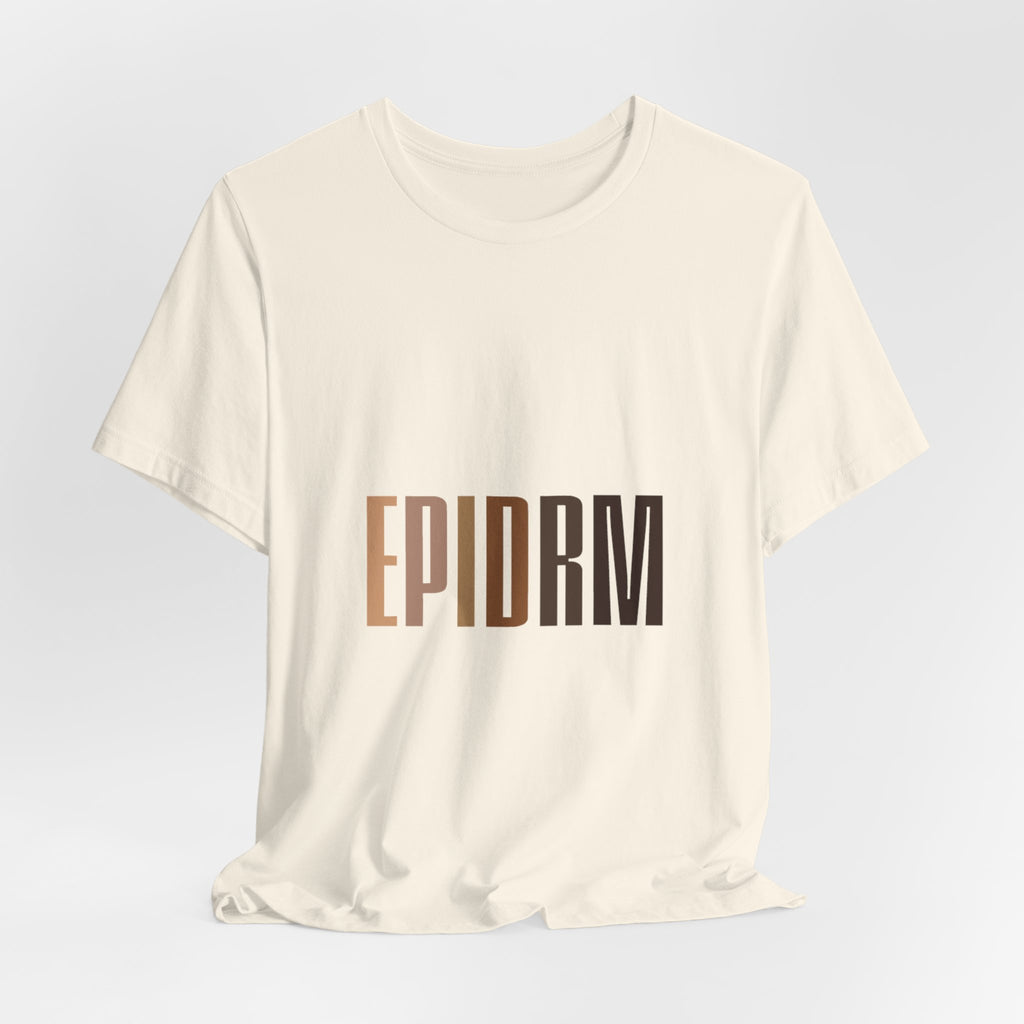 EPIDRM Colorblock Text Tee — Minimalist Streetwear Graphic Shirt