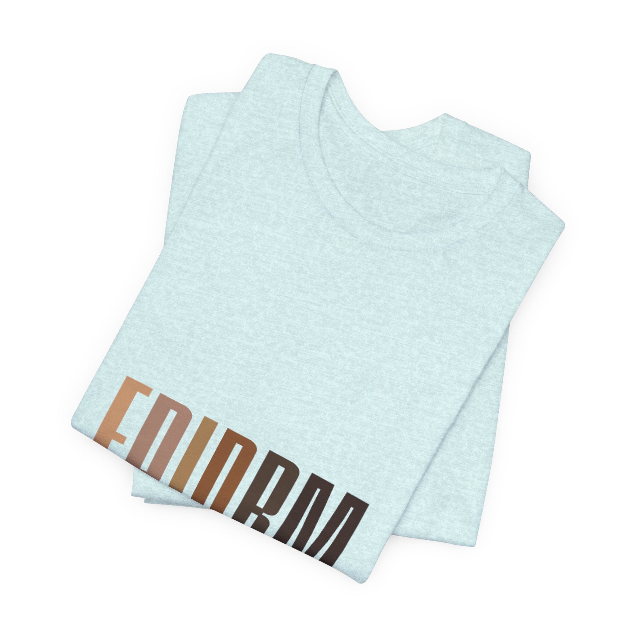 EPIDRM Colorblock Text Tee — Minimalist Streetwear Graphic Shirt