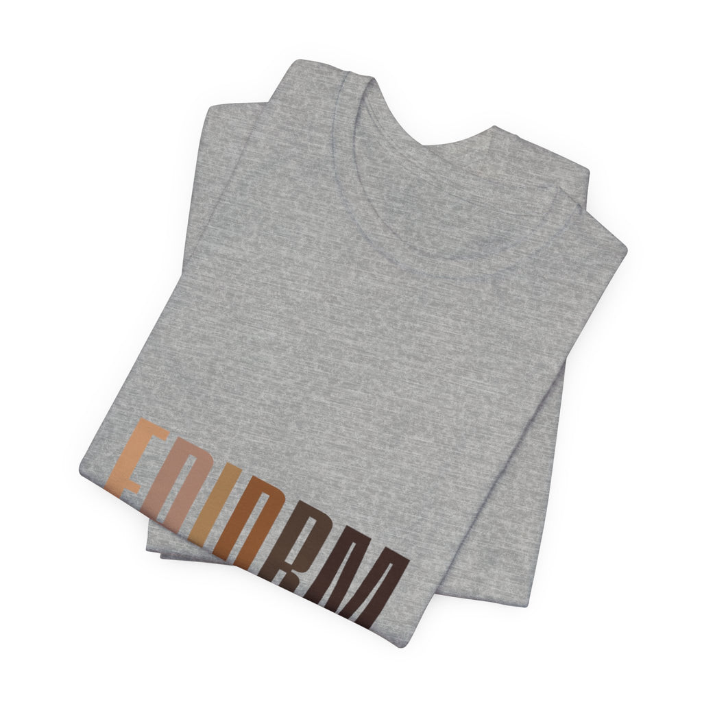 EPIDRM Colorblock Text Tee — Minimalist Streetwear Graphic Shirt