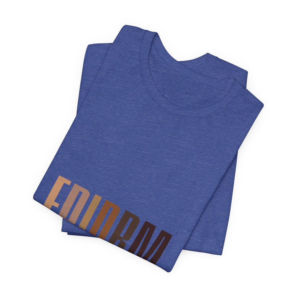 EPIDRM Colorblock Text Tee — Minimalist Streetwear Graphic Shirt