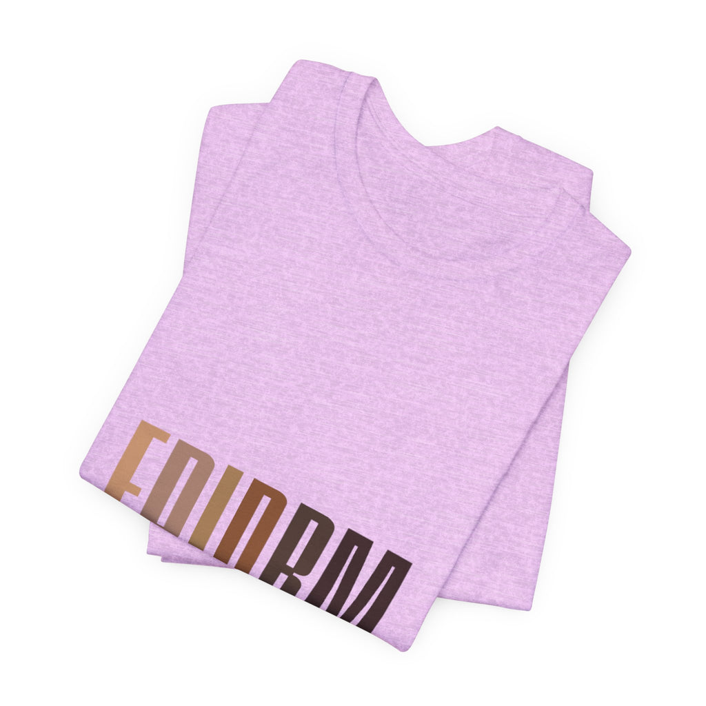 EPIDRM Colorblock Text Tee — Minimalist Streetwear Graphic Shirt